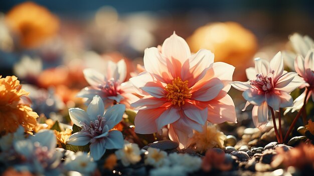 Foto schöne botanische aufnahme natürliche tapete