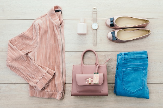 Schöne Casual Frau Mode-Set