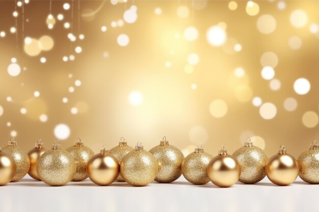 Foto schöne dekoration weihnachtsbälle im magischen stil generative ai