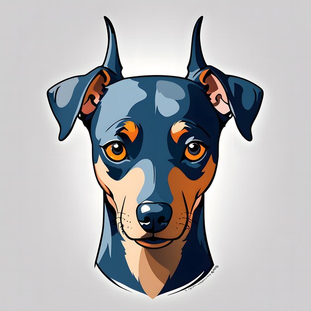 Schöne Dobermann-Pinscher