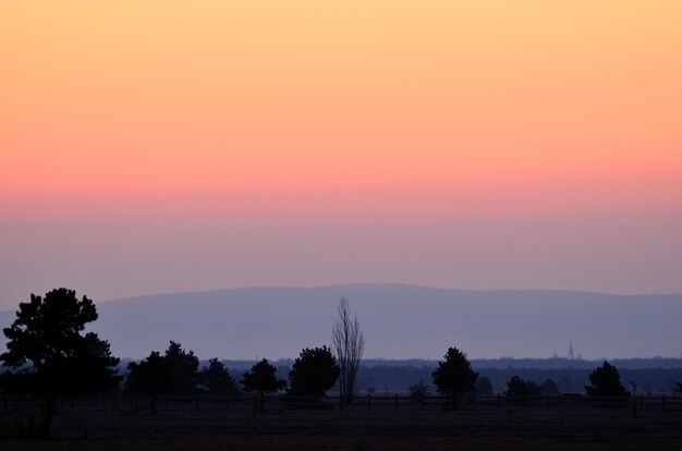 Schöne Farben bei Sonnenaufgang