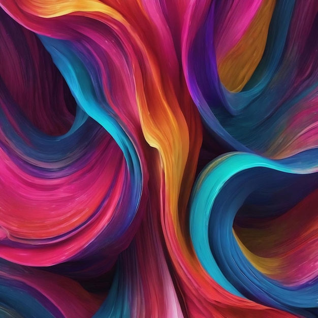 Schöne farbenfrohe abstrakte Tapeten 3D-Rendering