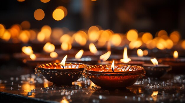 Schöne Grußkarte für das Hindu-Gemeinschaftsfest Diwali. Fröhliches Diwali-Fest-Hintergrundbild