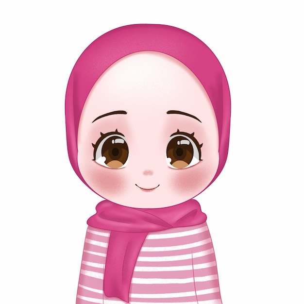Schöne Hijab-Mädchen