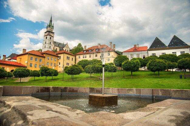 Schöne historische Bergbaustadt in Mitteleuropa, Kremnica, Slowakei.