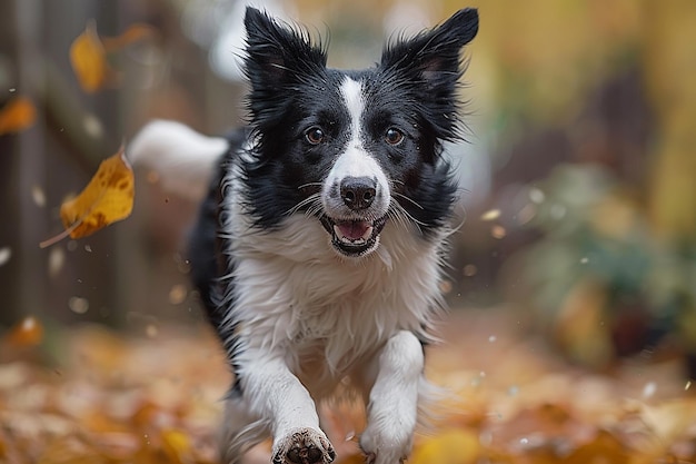 Foto schöne hunde laufen im freien tapeten