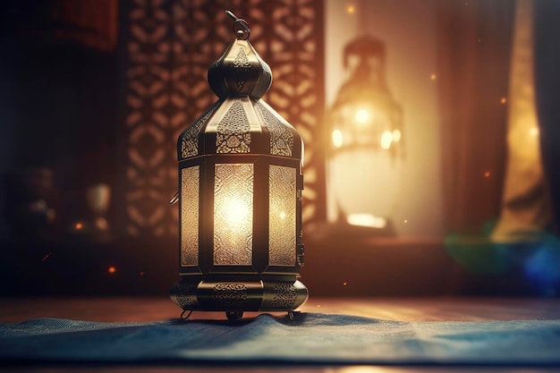 Schöne Illustration von Eid Mubarak eid ramadan islam AI generiert