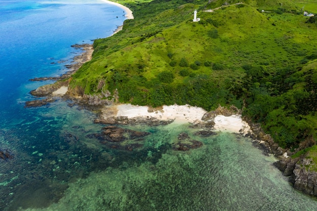 Schöne Insel Ishigaki von oben