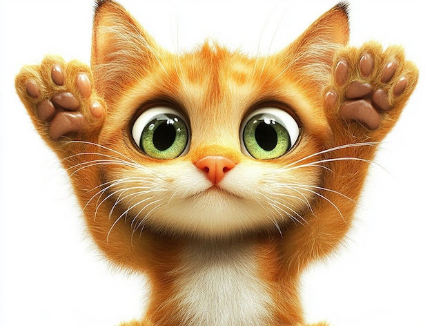 Schöne Kätzchen-Katze in Nahaufnahme
