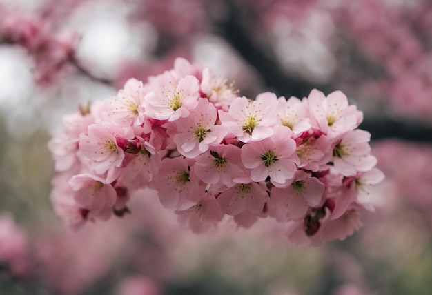 Schöne Kirschblüte im Frühling