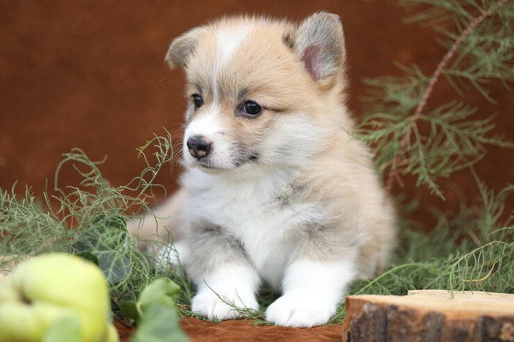 Foto schöne kleine pembroke-welsh-corgie-hündchen