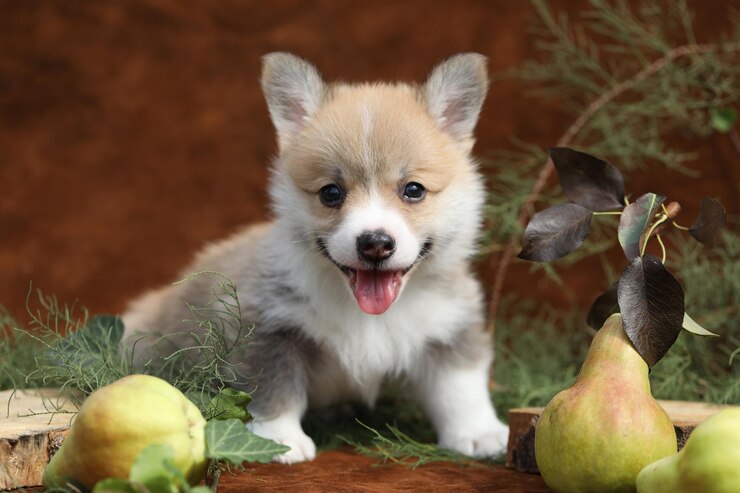 Foto schöne kleine pembroke-welsh-corgie-hündchen