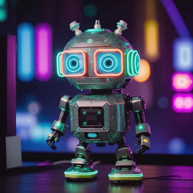 Schöne kleine Spielzeug-AI-Roboter für Kinder kostenlose Download-Bilder