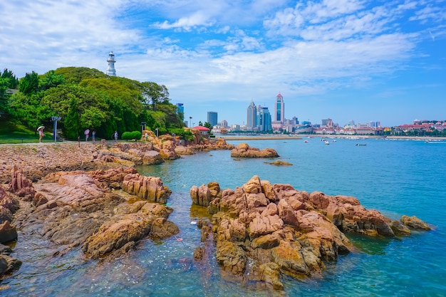 Schöne Küstenlandschaft Qingdao