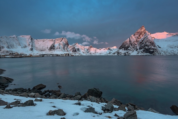 Schöne Landschaft auf den Lofoten