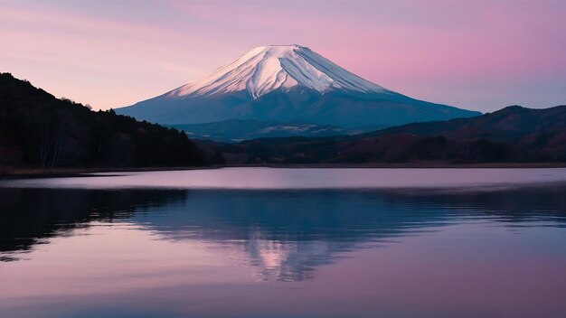 Schöne Landschaft des Fuji-Berges um den Yamanakako-See