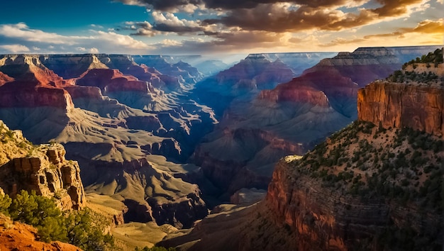 Schöne Landschaft des großartigen Canyons