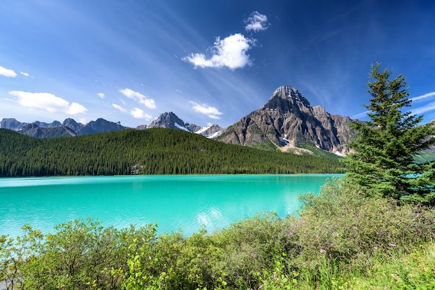 Schöne Landschaft im Banff-Nationalpark, Alberta, Kanada