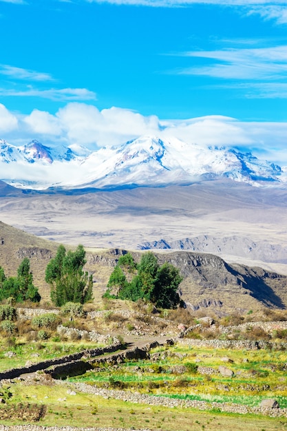 Schöne Landschaft in den Anden, Peru