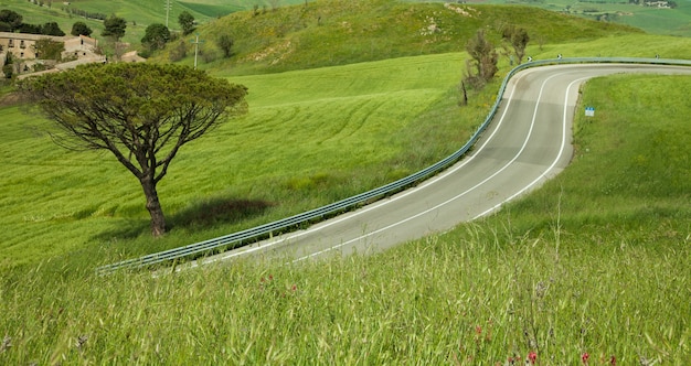 Schöne Landschaft in Sizilien Italien