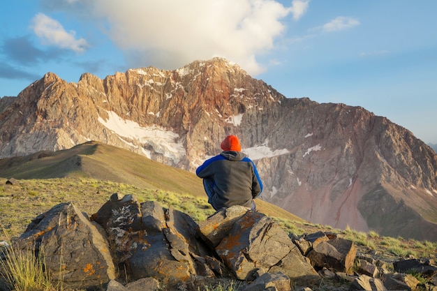 Schöne Landschaft von Fann Mountains, Tadschikistan