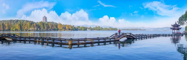 Schöne Landschaft von Westsee, Hangzhou