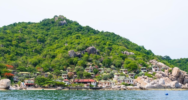 Schöne Landschaftsansicht bei Koh Tao Thailand