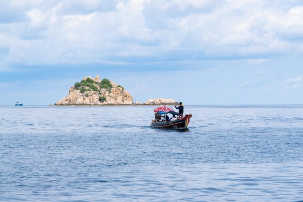 Schöne Landschaftsansicht bei Koh Tao Thailand