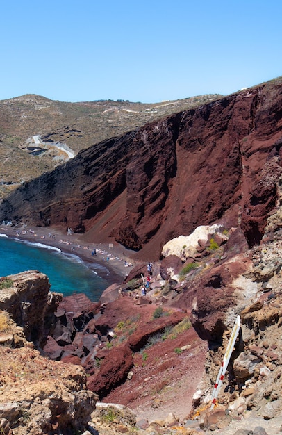 Schöne Landschaftsbilder von Santorini, Griechenland