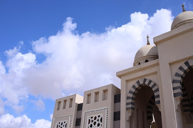 Schöne Landschaftsmoschee, islamischer Hintergrund Moschee