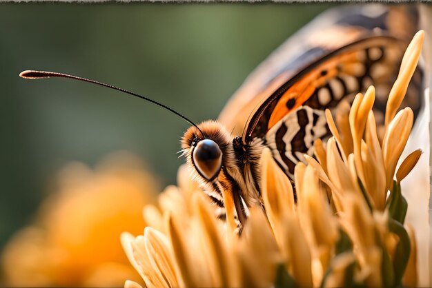 Foto schöne makrofotografie der natur