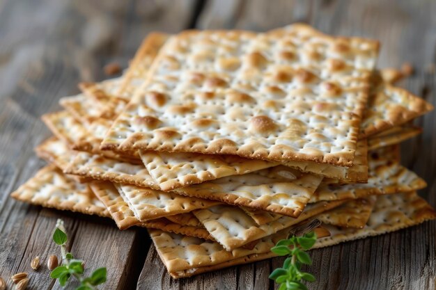 Schöne Matzah-Bild Passah jüdische Feier jüdische religiöse atemberaubende Hintergrund