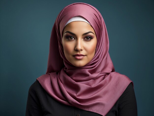 Schöne muslimische Hijab-Mädchen