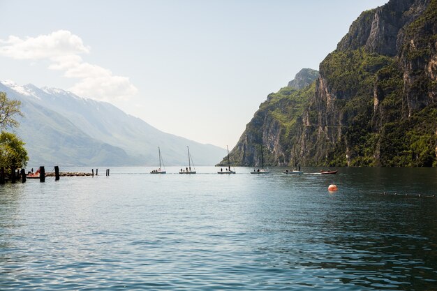 Schöne Natur in Italien Alpen Mountaina in Europa