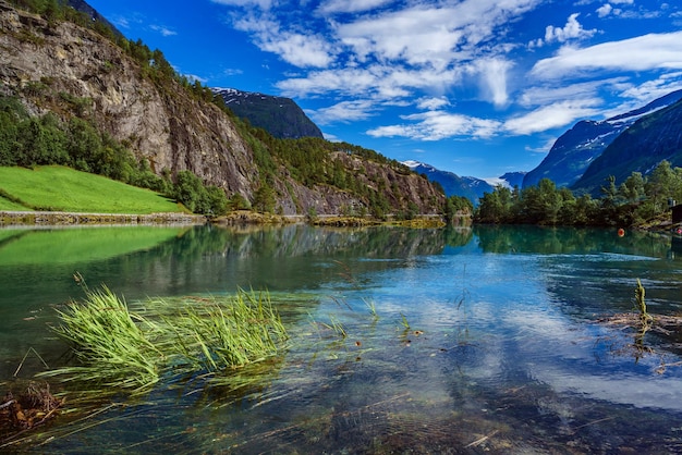 Schöne Natur Norwegen Naturlandschaft.