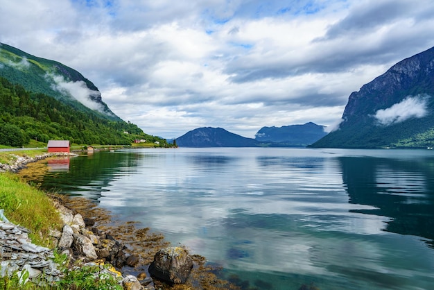 Schöne Natur Norwegen Naturlandschaft.