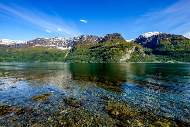 Schöne Natur Norwegen Naturlandschaft.