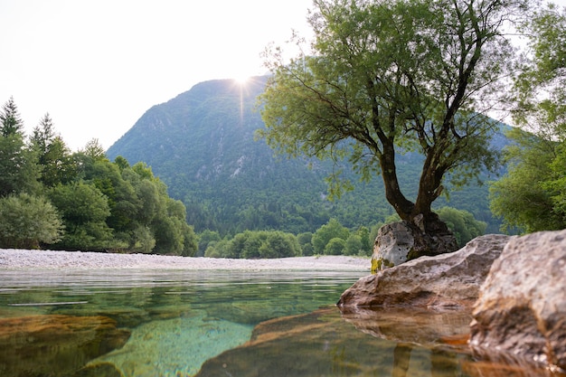 Schöne Naturkulisse