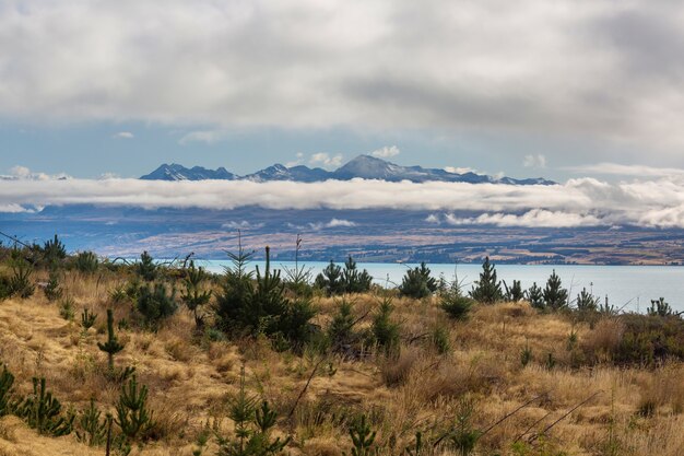 Schöne Naturlandschaften im Mount Cook National Park, Südinsel, Neuseeland