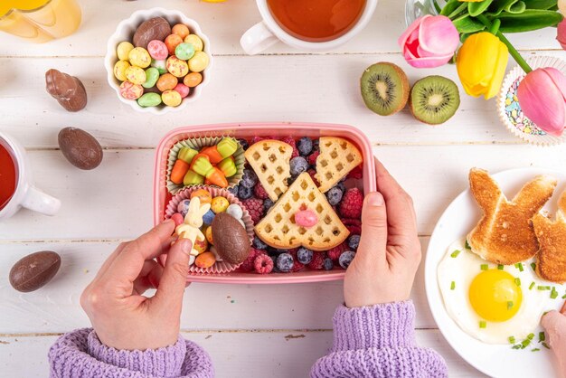 Schöne Oster-Lunchbox