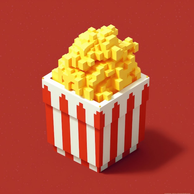 Schöne Popcorn-Bildillustration