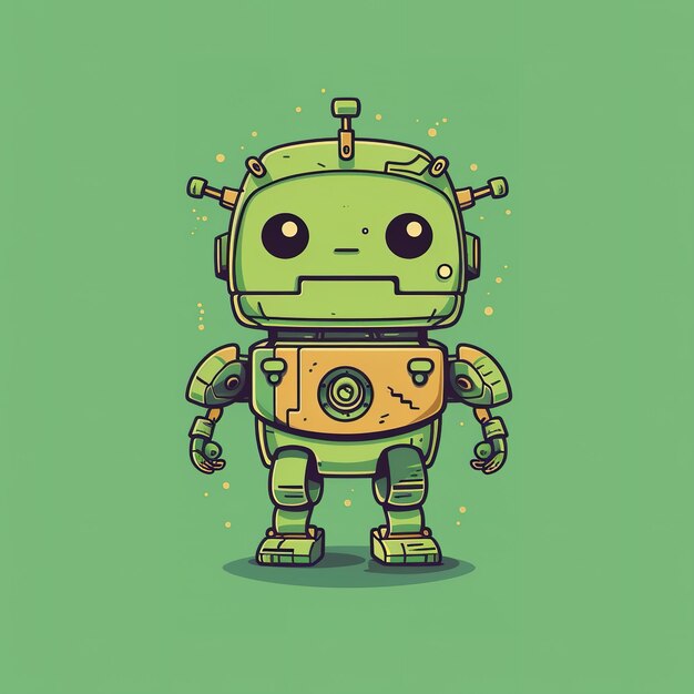 Schöne Roboter-Illustration