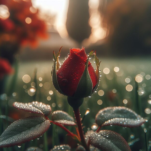 Schöne Rose in der Natur