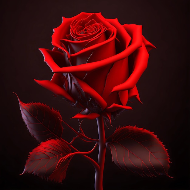 Schöne Rose Valentine Rose Rose Wallpaper Rose Hintergrund Generative Ai