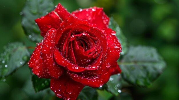 Foto schöne rote rose im studio