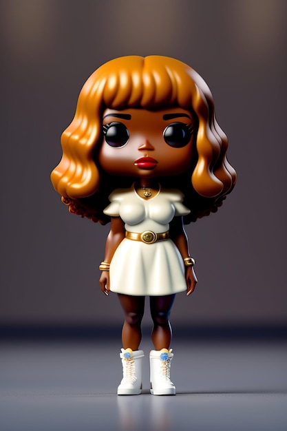 Schöne Sammlerfigur aus Funko-Pop-Vinyl in moderner und stilvoller Kleidung