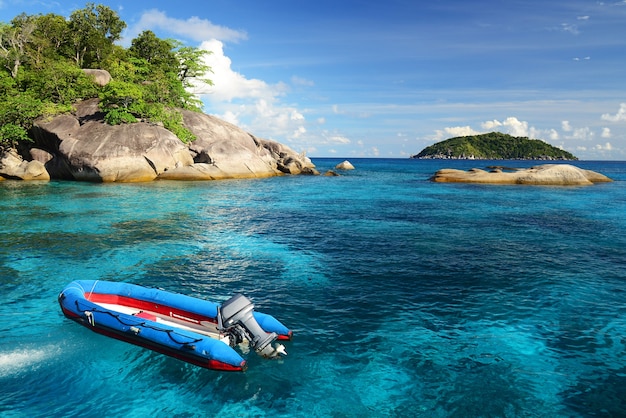 Schöne Similan-Inseln in Andaman-Meer, Thailand