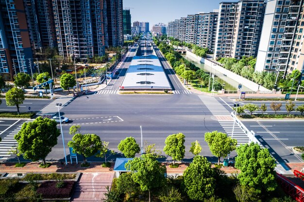 Schöne Stadt in China