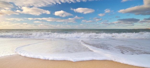 Schöne Strandküstenlandschaft