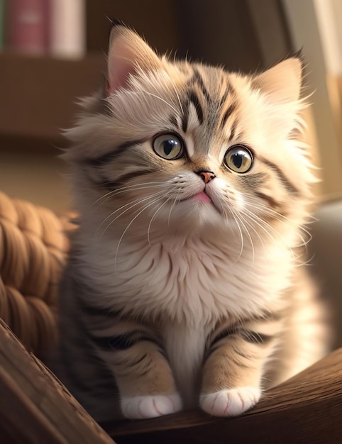 Schöne süße Katze generativ von Ai 02